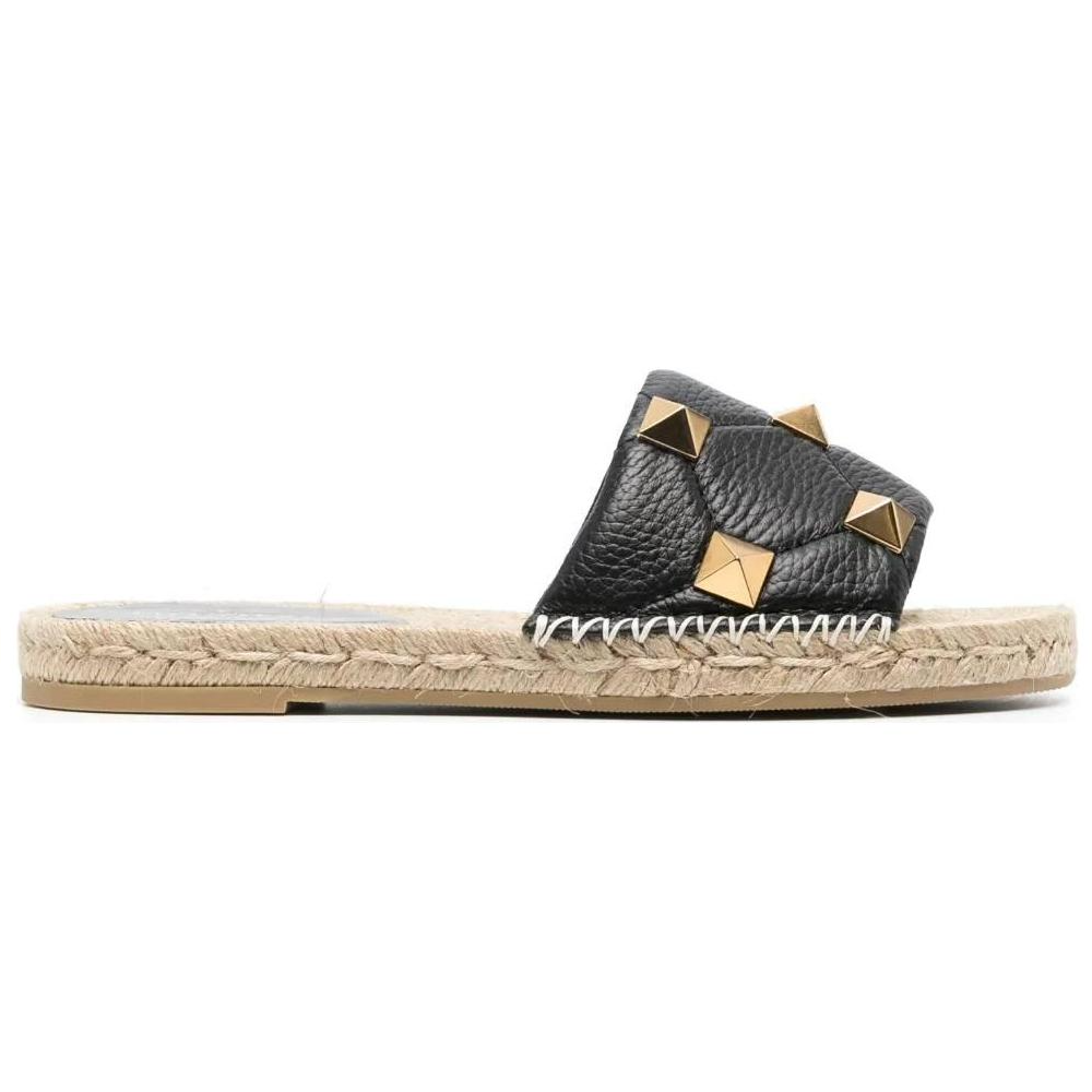 Order (W) Sandal Datar Studded Valentino 'Hitam' 2W2S0FY0HYZ0NO