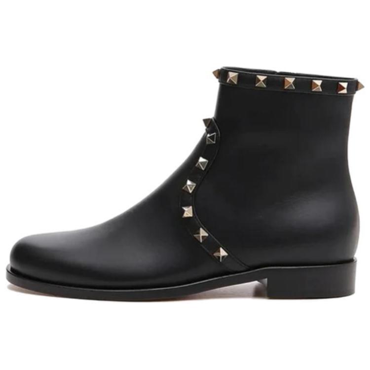 (W) Valentino Studwrap Ankle Boot 'Black'