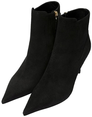 (Women) Valentino Suede Fashion Stiletto Ankle Boots 8cm 'Black' SW2S0Q19KQR0SM Lookbook (Women) Valentino Suede Fashion Stiletto Ankle Boots 8cm 'Black' SW2S0Q19KQR0SM