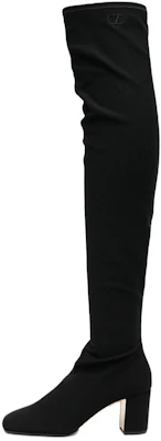 (W) Botas Altas Valentino de Ante Negro con Punta Redonda y Tacón Grueso. 1W2S0EZ8ITT0NO Buy (W) Botas Altas Valentino de Ante Negro con Punta Redonda y Tacón Grueso. 1W2S0EZ8ITT0NO