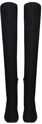 (Women) Valentino Suede Round Toe Chunky Heel Tall Boots 'Black' 1W2S0EZ8ITT0NO Purchase (Women) Valentino Suede Round Toe Chunky Heel Tall Boots 'Black' 1W2S0EZ8ITT0NO