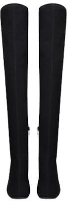 (W) Botas Altas Valentino de Ante Negro con Punta Redonda y Tacón Grueso. 1W2S0EZ8ITT0NO Purchase (W) Botas Altas Valentino de Ante Negro con Punta Redonda y Tacón Grueso. 1W2S0EZ8ITT0NO