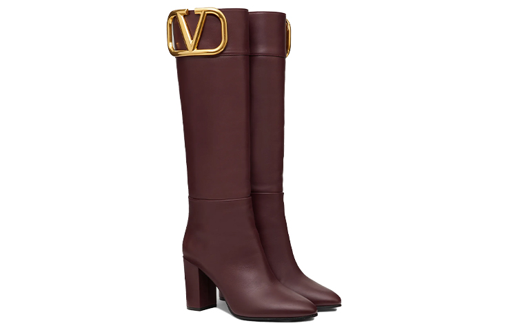 (W) Valentino Supervee Boot Burgundy 'Brown' 圖 2