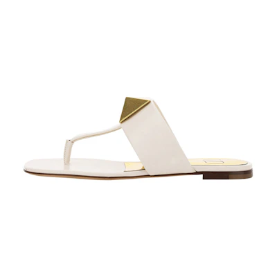 (W) Valentino T-Strap Sandal 'White'