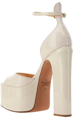 (W) Valentino Tan-Go 'Beige Patent Open-Toe Buckle' Bertumit Kek Beige 2W0S0FE0VNEI16 Shop (W) Valentino Tan-Go 'Beige Patent Open-Toe Buckle' Bertumit Kek Beige 2W0S0FE0VNEI16