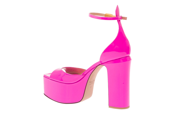 (W) Valentino Tan-Go 'Buckle Block Heel Magenta' 圖 5