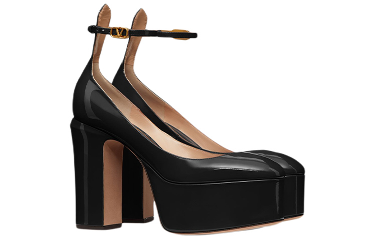 (W) Valentino Tan-Go 'Patent Black' 圖 2