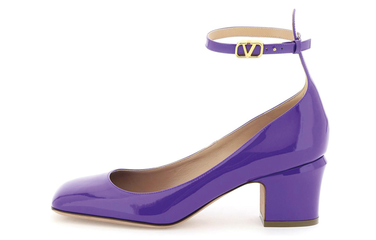 (W) Valentino Tan-Go 'Purple Buckle'