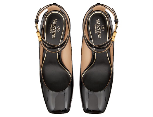 (W) Valentino Tan-Go Hitam 'Kulit Paten Gesper Hak Tebal' 2W2S0FW5VNE0NO Shop (W) Valentino Tan-Go Hitam 'Kulit Paten Gesper Hak Tebal' 2W2S0FW5VNE0NO