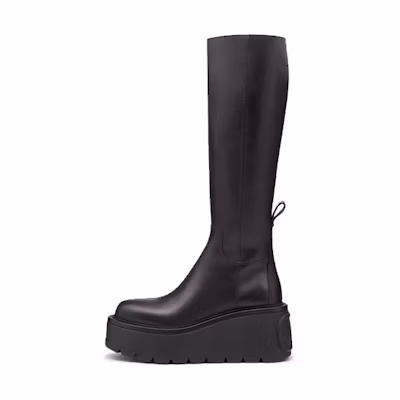 (W) Valentino Uniqueform 85MM Boot 'Black'