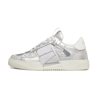 (W) Valentino VL7N 'Metallic Silver Straps'