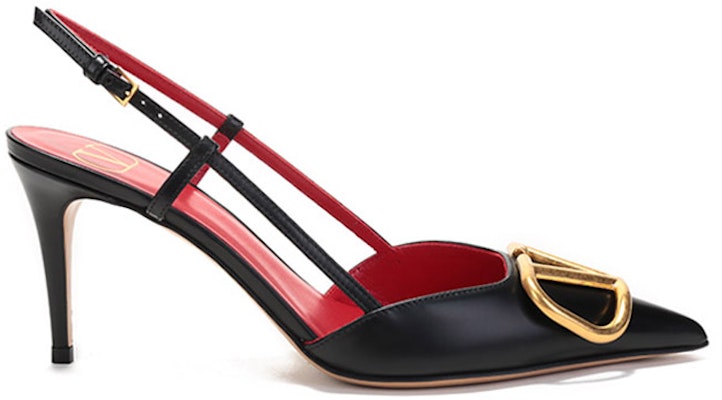 (Women) Valentino Vlogo 'Black Buckle Pointed-Toe Stiletto' VW2S0R01DSH0NO Order (Women) Valentino Vlogo 'Black Buckle Pointed-Toe Stiletto' VW2S0R01DSH0NO