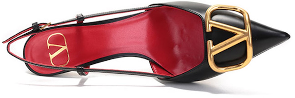 (Women) Valentino Vlogo 'Black Buckle Pointed-Toe Stiletto' VW2S0R01DSH0NO Purchase (Women) Valentino Vlogo 'Black Buckle Pointed-Toe Stiletto' VW2S0R01DSH0NO