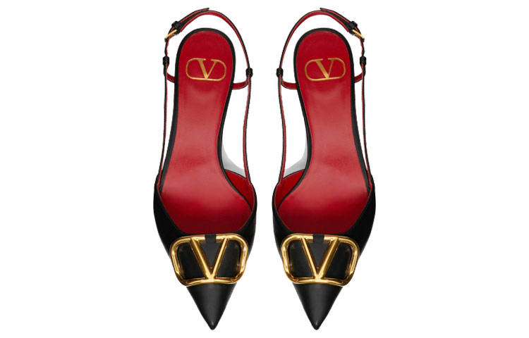 Shop (W) Valentino Vlogo 'Tacones Altos Negros con Lazo Trasero' SW2S0Q70DSH0NO