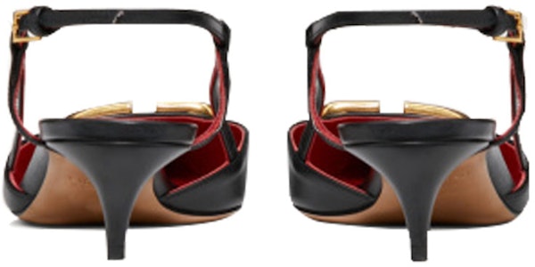 華倫天奴 Vlogo 小牛皮後繫帶 女款 高跟鞋 黑色 Purchase 華倫天奴 Vlogo 小牛皮後繫帶 女款 高跟鞋 黑色