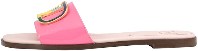(Women) Valentino Vlogo 'Pink Patent Leather Sandals' XW2S0BD5ADWHW4 (Women) Valentino Vlogo 'Pink Patent Leather Sandals' XW2S0BD5ADWHW4