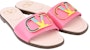 (W) Valentino Vlogo 'Sandal Kulit Berkilat Merah Jambu' XW2S0BD5ADWHW4