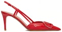 Order (W) Valentino Vlogo 'Signature Red Stiletto' Tumit Tinggi Merah 4W2S0R01TMKJU5