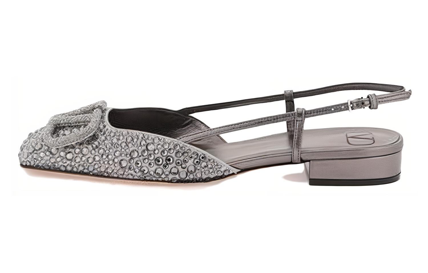 (Women) Valentino Vlogo 'Simple Elegance Grey' 3W0S0HG0SPCZPV