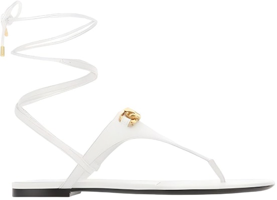 (Women) Valentino VLogo Thong Sandals 'White' 1W2S0EZ4YZX0BO Order (Women) Valentino VLogo Thong Sandals 'White' 1W2S0EZ4YZX0BO