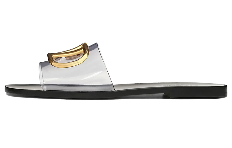 (W) Valentino Vlogo Black 'Retro Brass Detail'