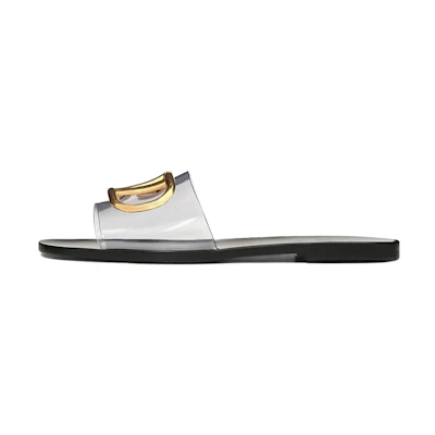 (W) Valentino Vlogo Black 'Retro Brass Detail'