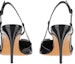 Shop (W) Valentino VLogo Hitam 'Shiny Calfskin Open-Toe' WW2S0R01TMK0NO