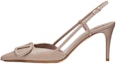 Buy (W) Valentino Vlogo Sandal Tumit Tinggi Kulit Ankle Strap 'Nude Pink' XW2S0R01MZFP45