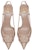 (W) Valentino Vlogo Sandal Tumit Tinggi Kulit Ankle Strap 'Nude Pink' XW2S0R01MZFP45