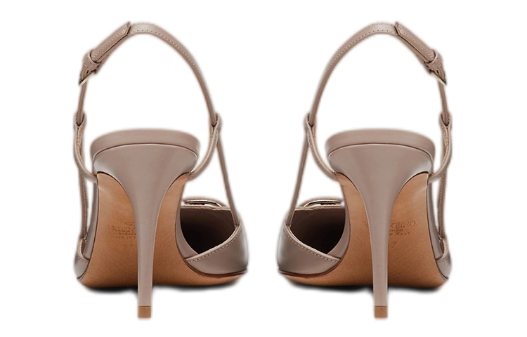 Purchase (W) 발렌티노 VLTN 누드 핑크 송아지 가죽 앵클 스트랩 하이힐 샌들 XW2S0R01MZFP45