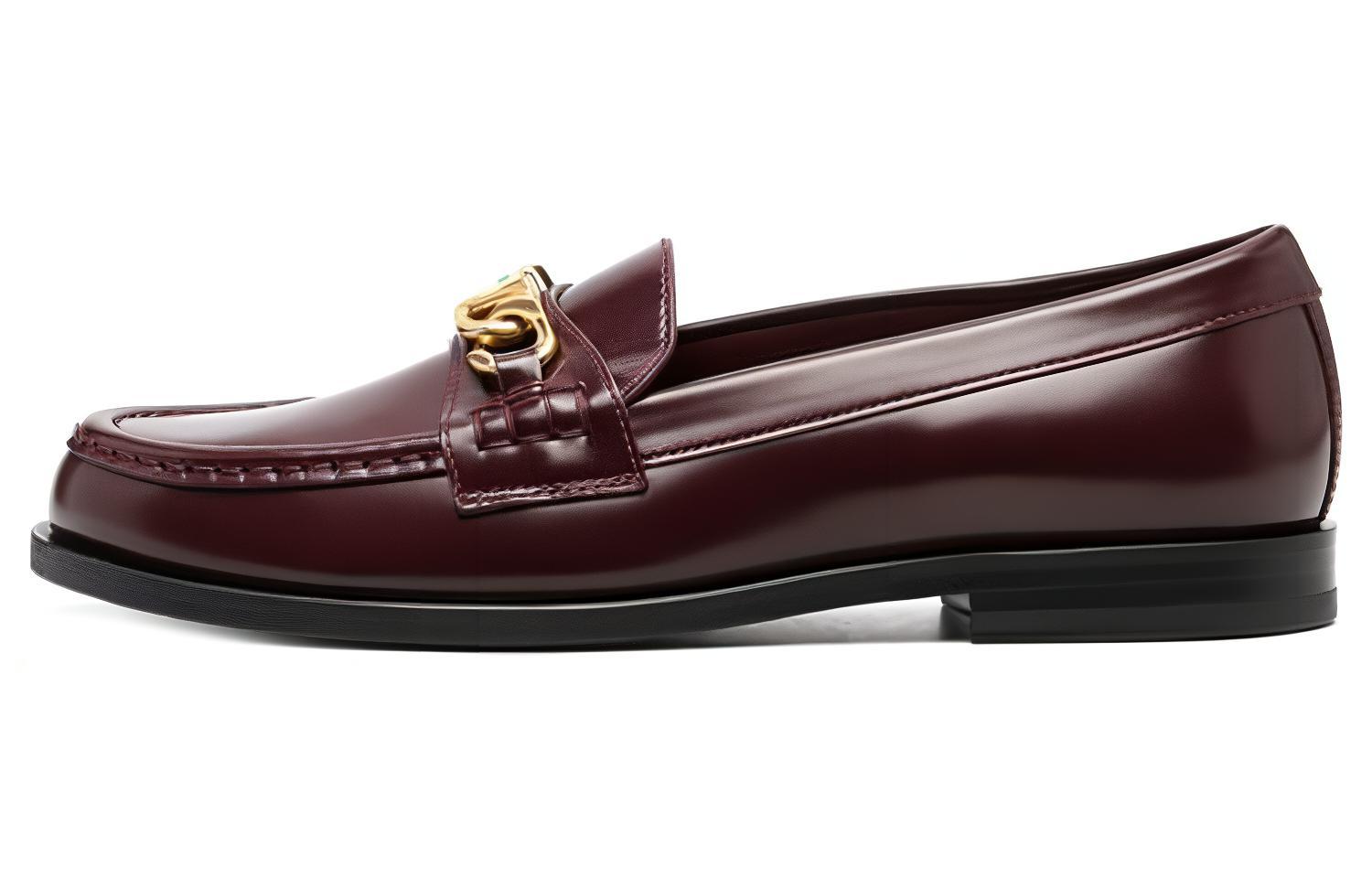 (W) Valentino VLOGO Chain Loafer 'Red'