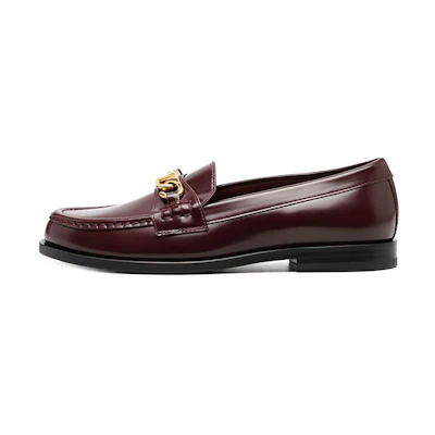 (W) Valentino VLOGO Chain Loafer 'Red'