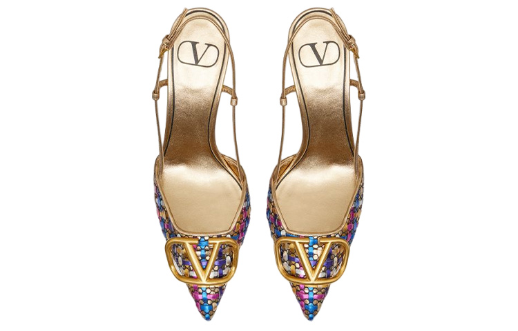 (W) Valentino Vlogo High Heel 'Metallic Buckle' 圖 4