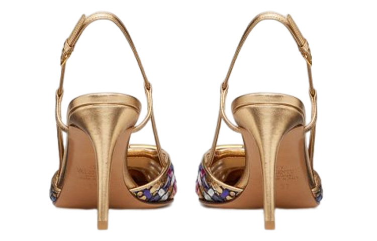 (W) Valentino Vlogo High Heel 'Metallic Buckle' 圖 5