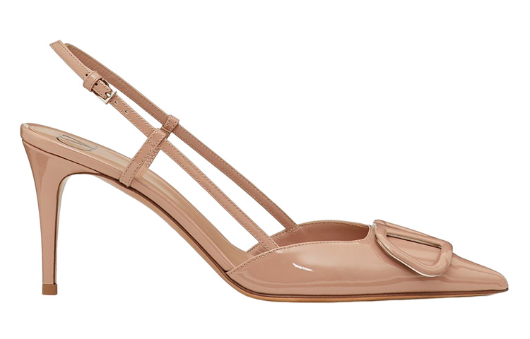 Order (W) 발렌티노 V 로고 시나몬 핑크 하이힐 샌들 WW2S0R01TMKGF9