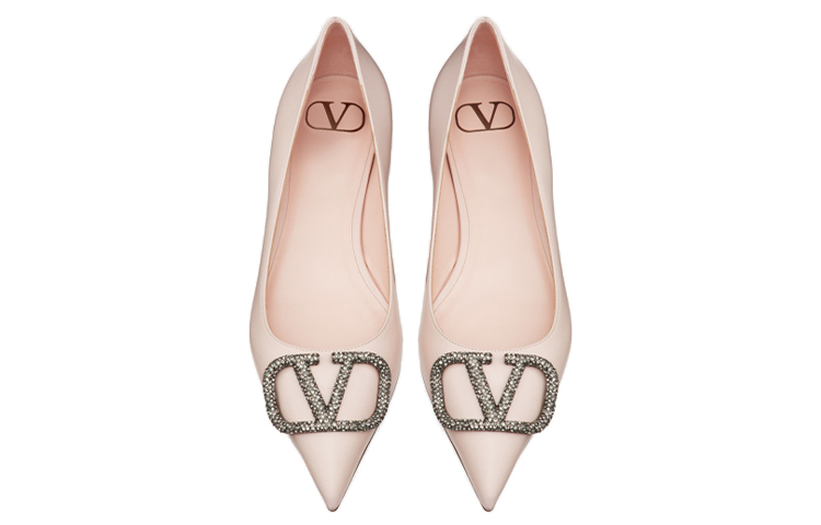 (W) Valentino Vlogo High Heels 'Swarovski Pink' 圖 3