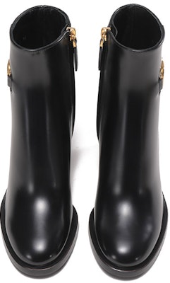 (Women) Valentino Vlogo Leather Boot 'Black Fashion Chunky Heel' 1W2S0CK1DSH0NO Shop (Women) Valentino Vlogo Leather Boot 'Black Fashion Chunky Heel' 1W2S0CK1DSH0NO