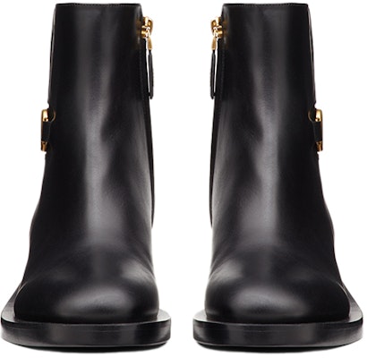 (W) Valentino VLogo标志黑色踝靴 WW2S0CT1PYH0NO Shop (W) Valentino VLogo标志黑色踝靴 WW2S0CT1PYH0NO