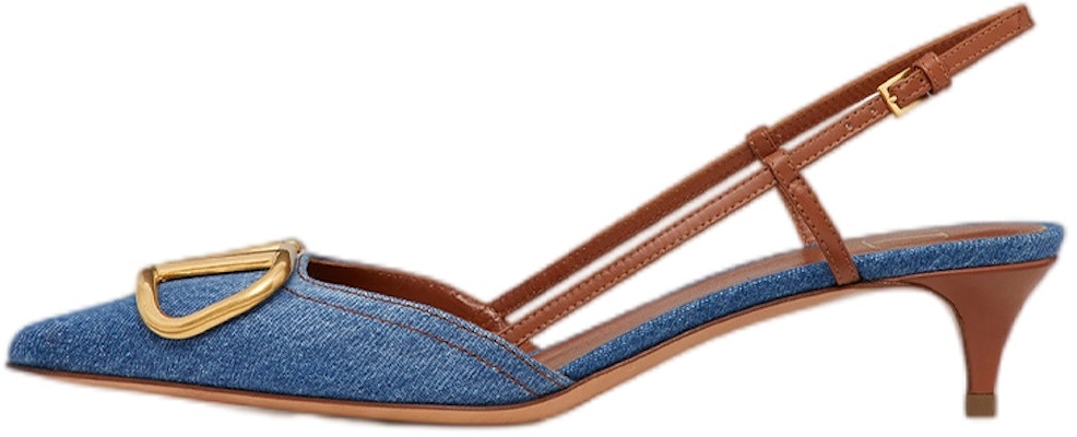 (W) Valentino VLOGO SIGNATURE Tacones Medianos Denim Tobilleros 'Cowboy Blue' XW0S0Q70KUYPZK Buy (W) Valentino VLOGO SIGNATURE Tacones Medianos Denim Tobilleros 'Cowboy Blue' XW0S0Q70KUYPZK