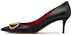 (W) Valentino VLogo Signature Tumit Tinggi 'Hitam' 1W2S0EN0DSH0NO