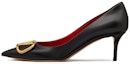 Buy (W) Valentino VLogo Signature Tumit Tinggi 'Hitam' 1W2S0EN0DSH0NO
