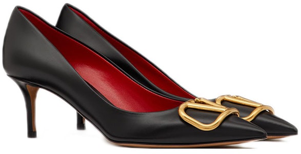 Valentino 華倫天奴 VLogo Signature 小牛皮高跟鞋 女款 黑色 Lookbook Valentino 華倫天奴 VLogo Signature 小牛皮高跟鞋 女款 黑色