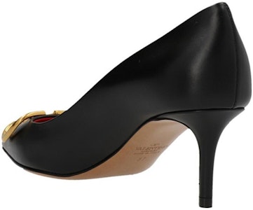 Valentino 華倫天奴 VLogo Signature 小牛皮高跟鞋 女款 黑色 Shop Valentino 華倫天奴 VLogo Signature 小牛皮高跟鞋 女款 黑色