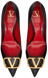 Valentino 華倫天奴 VLogo Signature 小牛皮高跟鞋 女款 黑色 Purchase Valentino 華倫天奴 VLogo Signature 小牛皮高跟鞋 女款 黑色