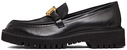 (Women) Valentino VLogo Signature Loafer 'Black Calfskin' 1W2S0EU0BEK0NO (Women) Valentino VLogo Signature Loafer 'Black Calfskin' 1W2S0EU0BEK0NO