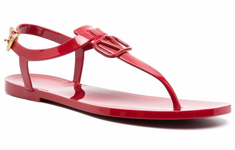(W) Valentino VLogo Signature Sandal 'Red' 圖 2
