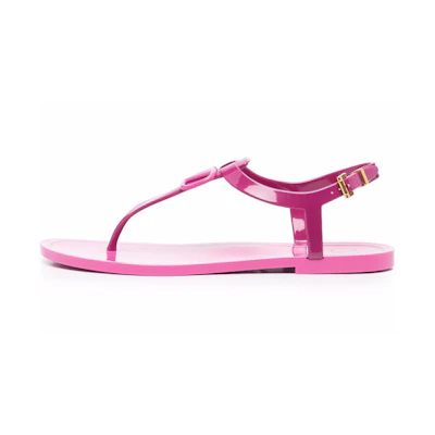 (W) Valentino VLOGO Signature Slide 'Red Pink'
