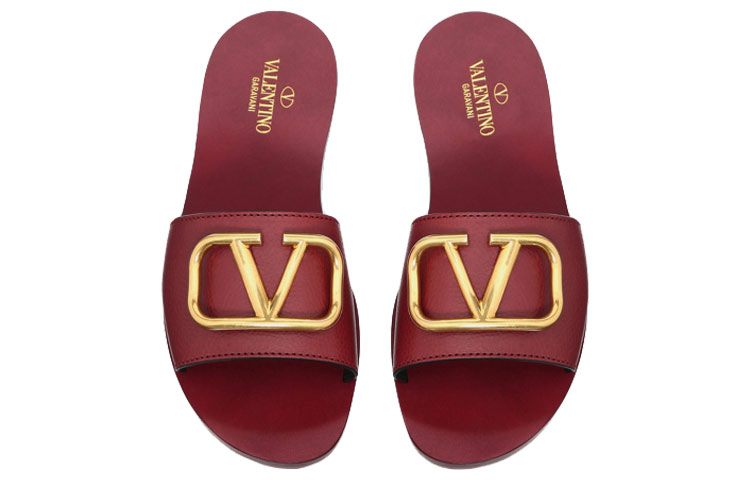 (W) Valentino Vlogo Slides 'Cherry Red' 圖 4