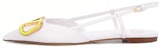 (W) Valentino VLOGO Slingback Flats 'Putih' TW0S0R02LEA25V