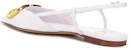 (W) Valentino VLOGO Slingback Flats 'Putih' TW0S0R02LEA25V